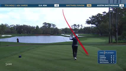 Matthieu Pavon | Round 2 | 7th hole | Shot 1 | 2026 THE PLAYERS