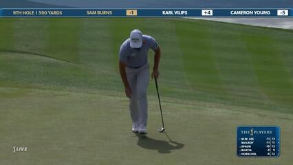 Sam Burns | Round 2 | 9th hole | Shot 6 | 2025 THE PLAYERS