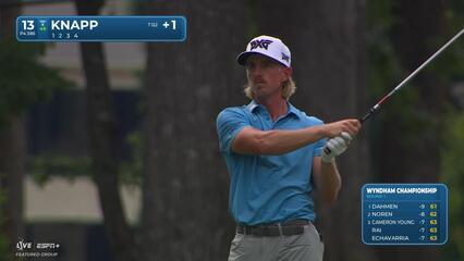 Jake Knapp | Round 1 | 13th hole | Shot 2 | 2025 Wyndham