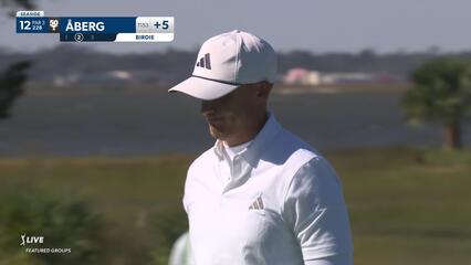 Ludvig Åberg | Round 1 | 12th hole | Shot 2 | 2024 The RSM Classic