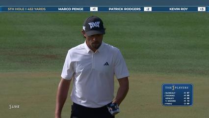 Marco Penge | Round 1 | 5th hole | Shot 4 | 2026 THE PLAYERS