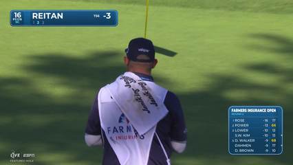 Kristoffer Reitan | Round 2 | 16th hole | Shot 2 | 2026 Farmers