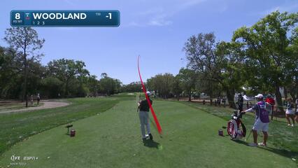 Gary Woodland | Round 3 | 8th hole | Shot 1 | 2025 Valspar