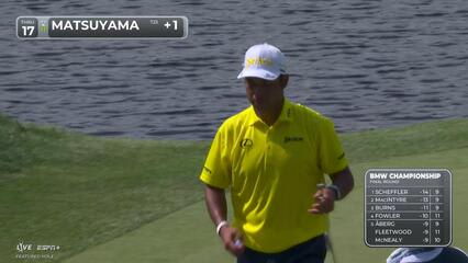 Hideki Matsuyama | Round 4 | 17th hole | Shot 5 | 2025 BMW Championship