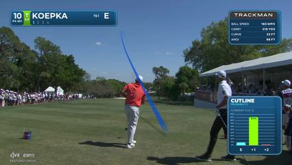 Brooks Koepka | Round 2 | 10th hole | Shot 1 | 2026 Valspar