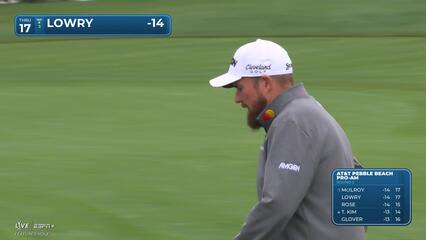 Shane Lowry | Round 3 | 17th hole | Shot 3 | 2025 AT&T Pebble Beach