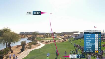 Scottie Scheffler | Round 1 | 12th hole | Shot 1 | 2025 WM Phoenix Open