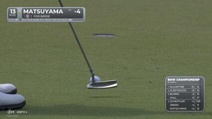 Hideki Matsuyama | Round 2 | 13th hole | Shot 2 | 2025 BMW Championship
