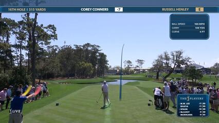 Russell Henley | Round 3 | 16th hole | Shot 1 | 2025 THE PLAYERS