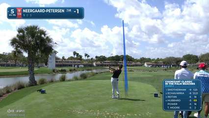 Rasmus Neergaard-Petersen | Round 2 | 5th hole | Shot 1 | 2026 Cognizant Classic
