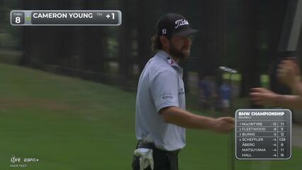 Cameron Young | Round 2 | 8th hole | Shot 3 | 2025 BMW Championship