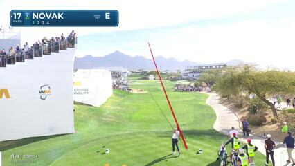 Andrew Novak | Round 2 | 17th hole | Shot 1 | 2025 WM Phoenix Open
