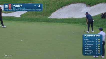 John Parry | Round 1 | 16th hole | Shot 3 | 2026 Valero