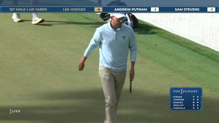 Lee Hodges | Round 2 | 1st hole | Shot 4 | 2026 THE PLAYERS