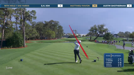 Matthieu Pavon | Round 1 | 16th hole | Shot 1 | 2026 THE PLAYERS