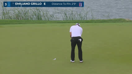 Emiliano Grillo | Round 1 | 3rd hole | Shot 3 | 2026 Valero