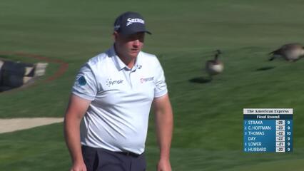 Sepp Straka | Round 4 | 9th hole | Shot 4 | 2025 The American Express