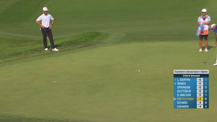 Hideki Matsuyama | Round 3 | 9th hole | Shot 5 | 2025 Farmers