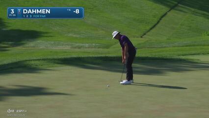 Joel Dahmen | Round 3 | 3rd hole | Shot 3 | 2025 John Deere