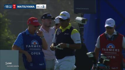 Hideki Matsuyama | 2024 Farmers | Round 4 | 15th hole | Shot 1
