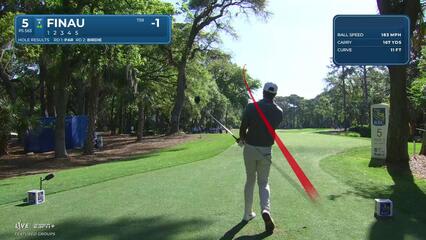 Tony Finau | Round 3 | 5th hole | Shot 1 | 2025 RBC Heritage