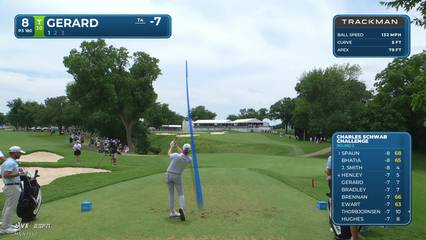 Ryan Gerard | Round 2 | 8th hole | Shot 1 | 2026 Charles Schwab