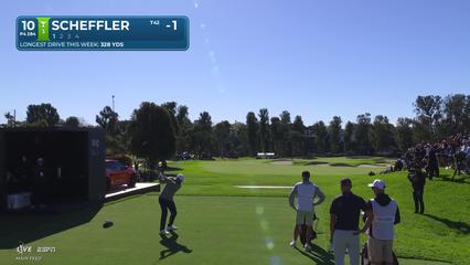 Scottie Scheffler | Round 3 | 10th hole | Shot 1 | 2026 The Genesis