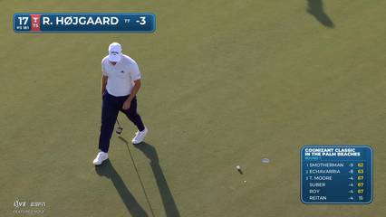 Rasmus Højgaard | Round 1 | 17th hole | Shot 4 | 2026 Cognizant Classic