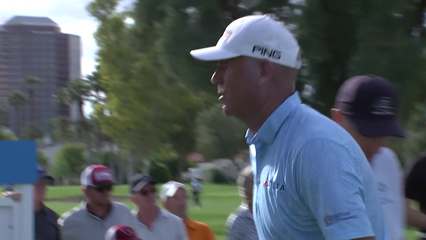 Stewart Cink | Round 4 | 11th hole | Shot 1 | 2025 Charles Schwab