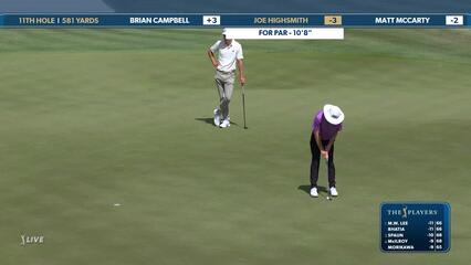 Joe Highsmith | Round 2 | 11th hole | Shot 5 | 2025 THE PLAYERS