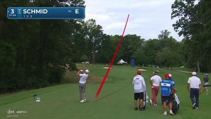 Matti Schmid | Round 1 | 3rd hole | Shot 1 | 2025 Wyndham