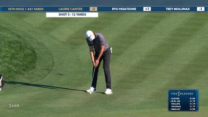 Laurie Canter | Round 1 | 18th hole | Shot 3 | 2025 THE PLAYERS