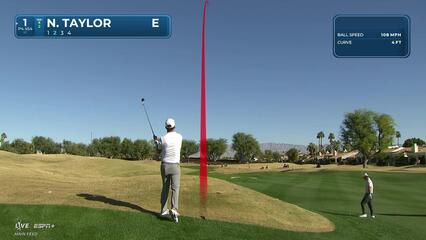 Nick Taylor | Round 1 | 1st hole | Shot 2 | 2025 The American Express