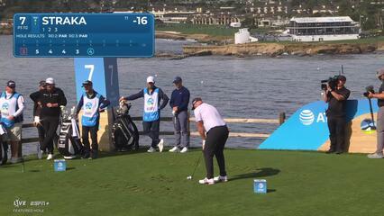 Sepp Straka | Round 4 | 7th hole | Shot 1 | 2025 AT&T Pebble Beach