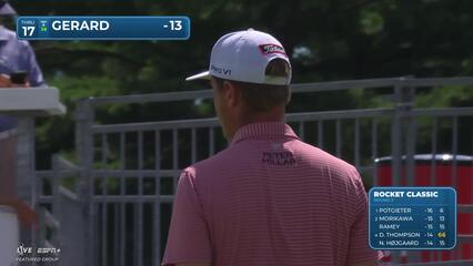 Ryan Gerard | Round 3 | 17th hole | Shot 5 | 2025 Rocket Classic