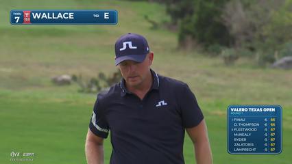 Matt Wallace | Round 1 | 7th hole | Shot 4 | 2026 Valero