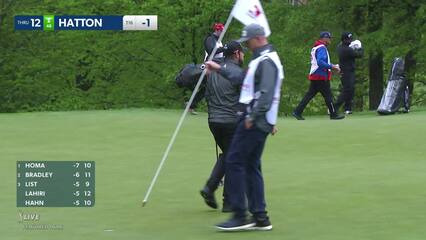 Tyrrell Hatton | 2022 Wells Fargo | Round 3 | 12th hole | Shot 3