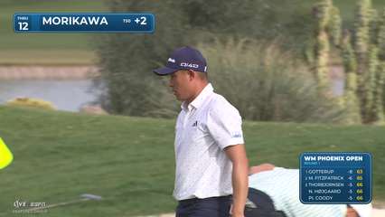 Collin Morikawa | Round 1 | 12th hole | Shot 5 | 2026 WM Phoenix Open