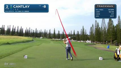 Patrick Cantlay | Round 3 | 2nd hole | Shot 1 | 2025 The Sentry