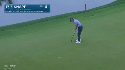Jake Knapp | Round 2 | 17th hole | Shot 3 | 2025 Houston Open