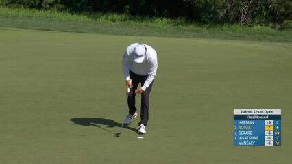 Andrew Novak | Round 4 | 17th hole | Shot 5 | 2025 Valero