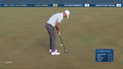 Alex Noren | Round 1 | 16th hole | Shot 6 | 2026 THE PLAYERS