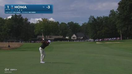 Max Homa | Round 1 | 1st hole | Shot 2 | 2025 Wyndham