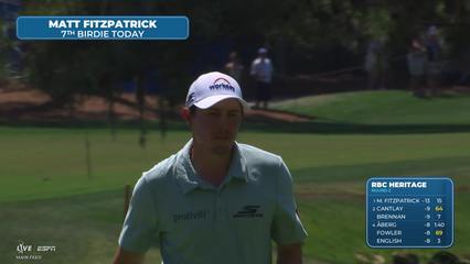 Matt Fitzpatrick | Round 2 | 15th hole | Shot 4 | 2026 RBC Heritage