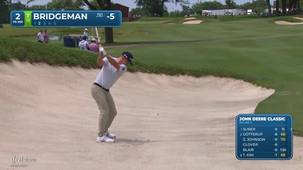 Jacob Bridgeman | Round 2 | 2nd hole | Shot 2 | 2026 John Deere