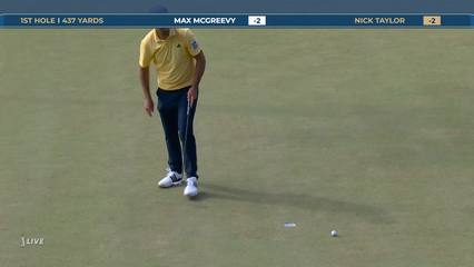 Nick Taylor | Round 4 | 1st hole | Shot 5 | 2026 THE PLAYERS