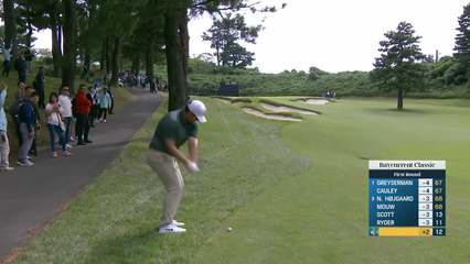 Chris Gotterup | Round 1 | 13th hole | Shot 2 | 2025 Baycurrent