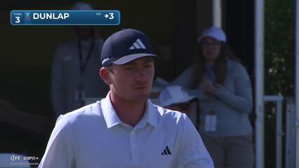 Nick Dunlap | Round 4 | 3rd hole | Shot 5 | 2025 Truist Championship