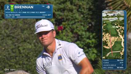 Michael Brennan | Round 4 | 2nd hole | Shot 1 | 2026 WM Phoenix Open