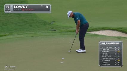 Shane Lowry | Round 3 | 17th hole | Shot 5 | 2025 TOUR Championship